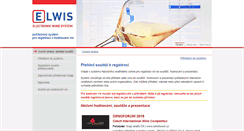 Desktop Screenshot of elwis.cz
