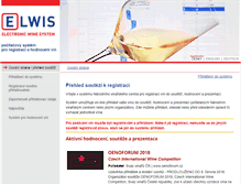 Tablet Screenshot of elwis.cz