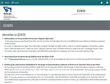 Tablet Screenshot of elwis.de